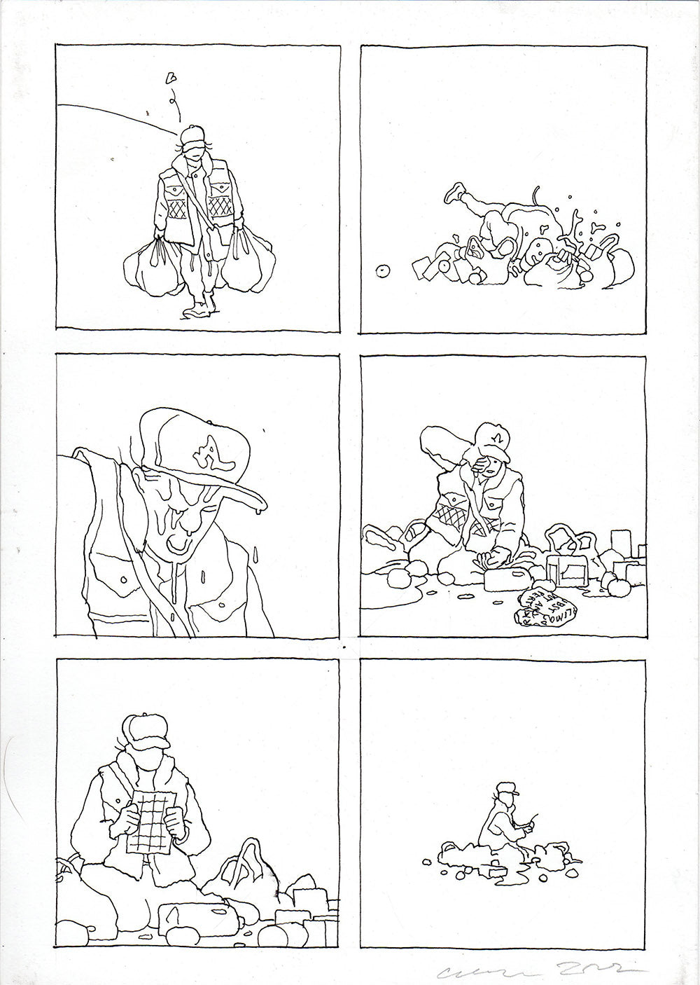 Gray Green Inks 002