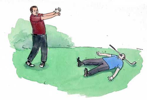 Fore/Golf Accident