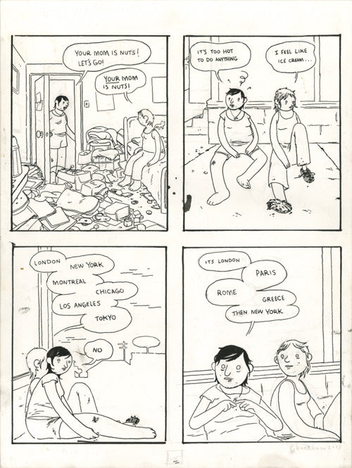 Somersaulting panels Your Mom is nuts