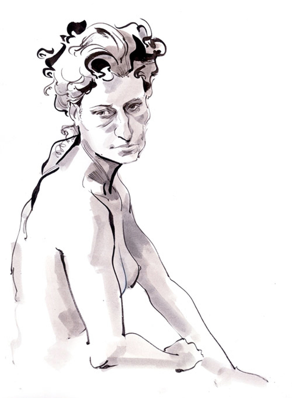 Life drawing - Grecian