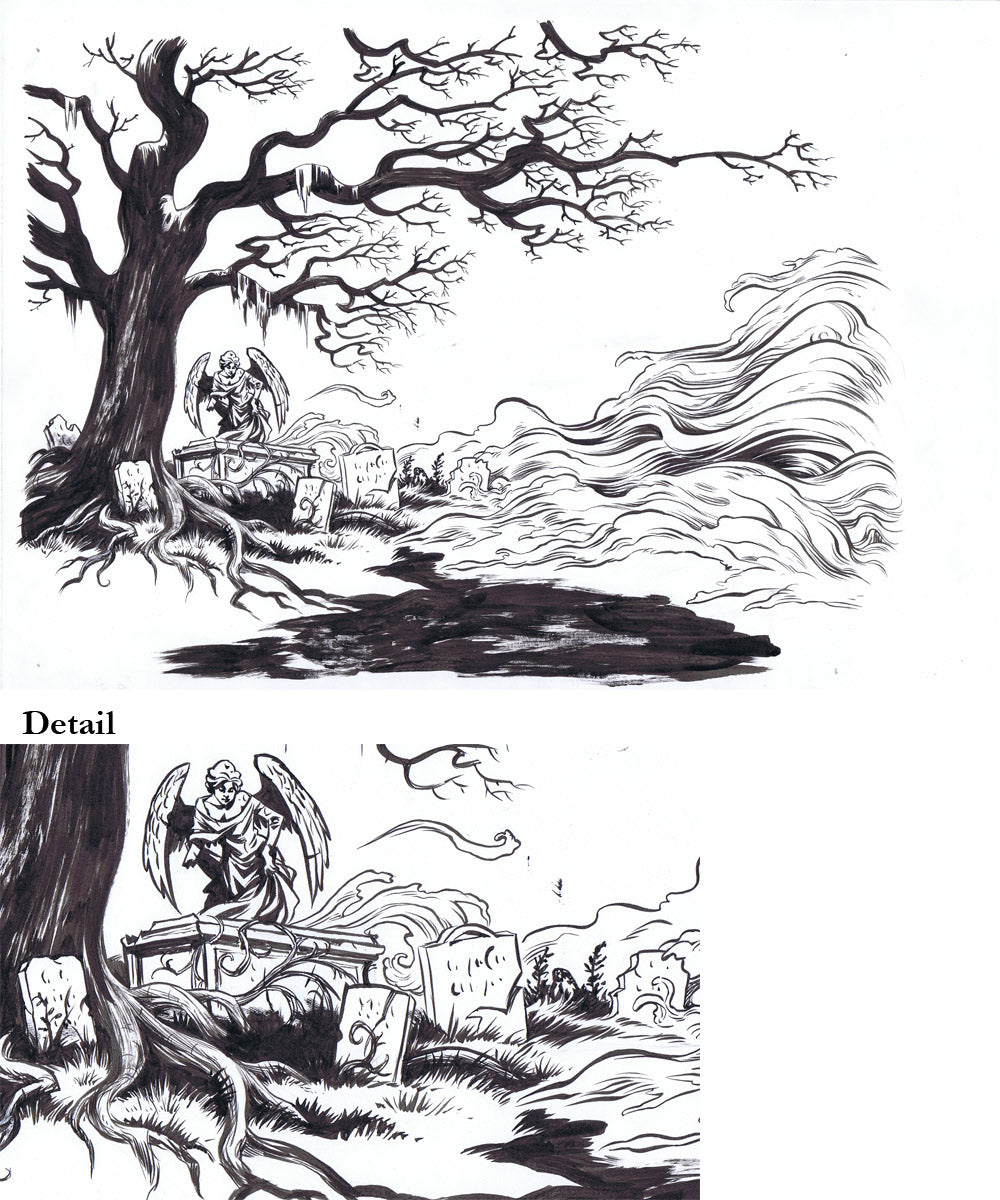 Bram Stoker's Dracula - Cover Linework