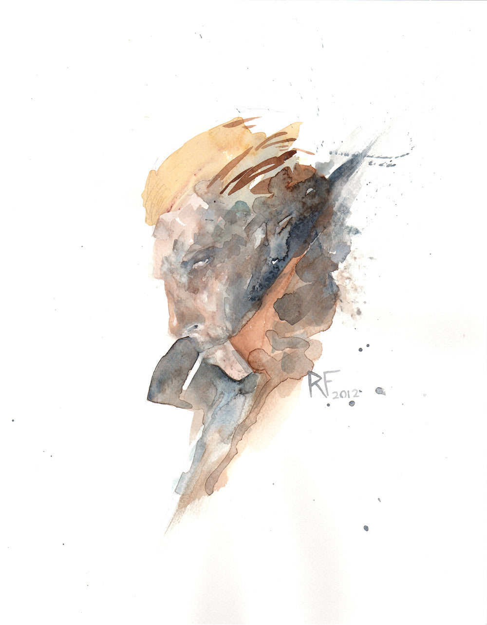Hellblazer - Water color sketch