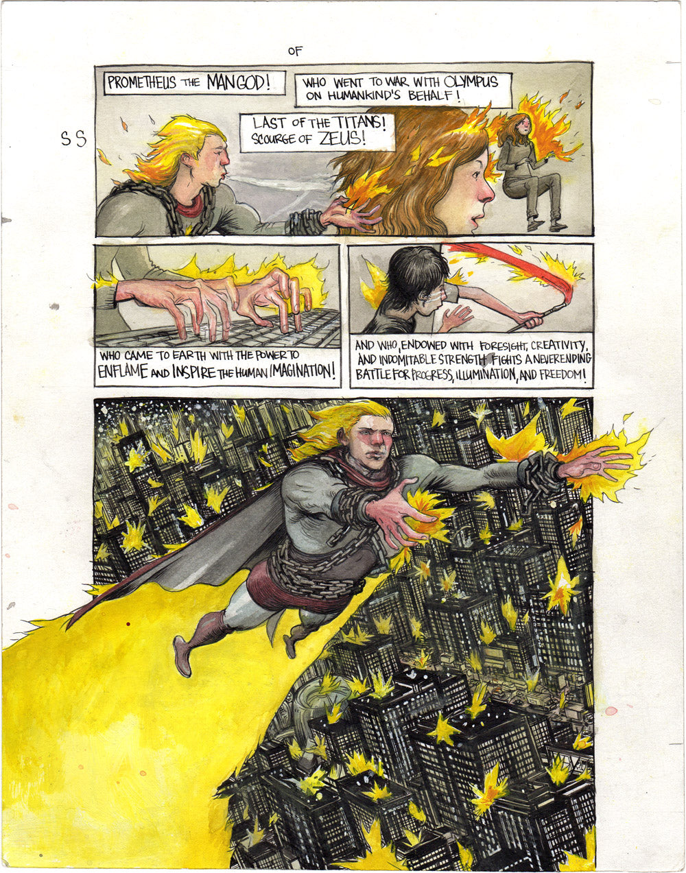 Prometheus - 3 Page Set - w Grant Morrison