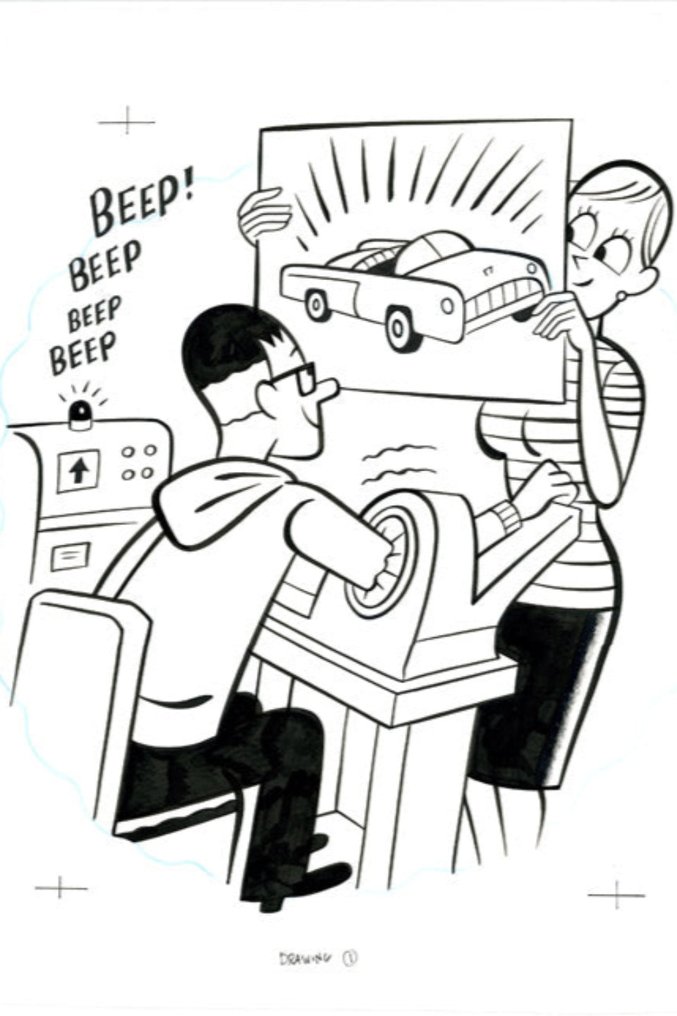 Male Response Drawing