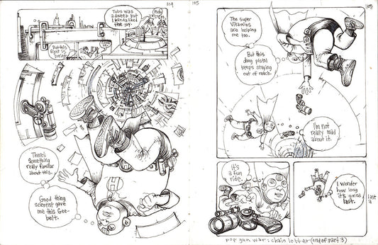 Pop Gun War Volume 2: Chain Letter - page 104-105