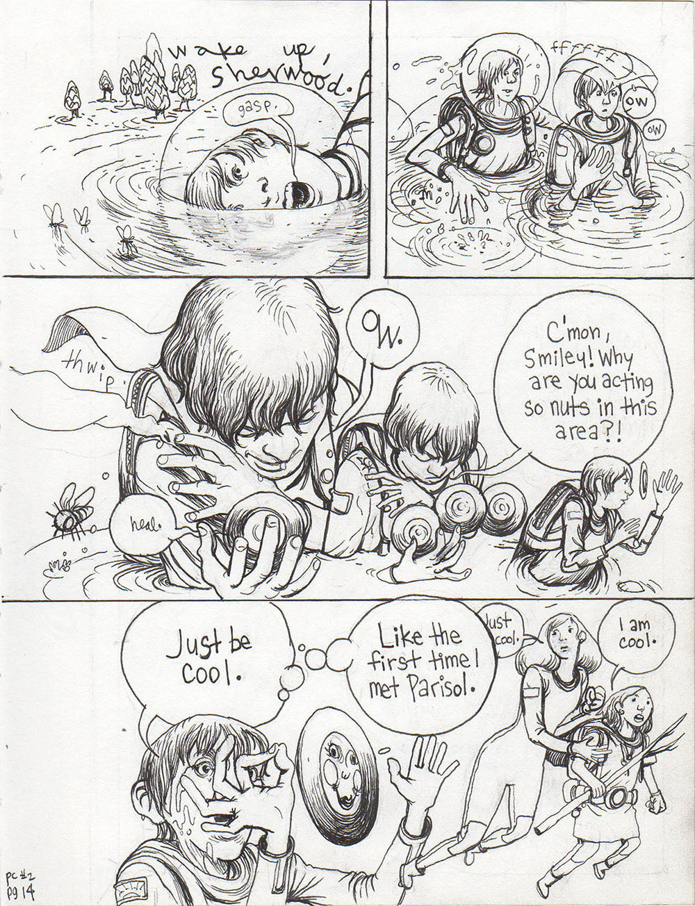 Proxima Centauri #2 - page 14 & 16 main panel