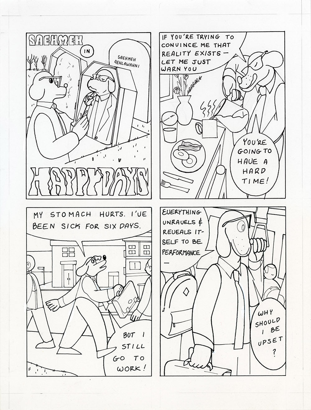 Happy Days - page 01 lines