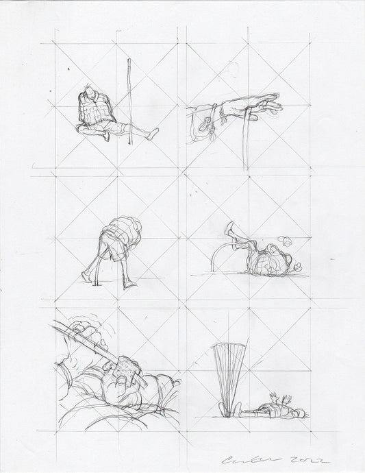 Gray Green Pencils 001