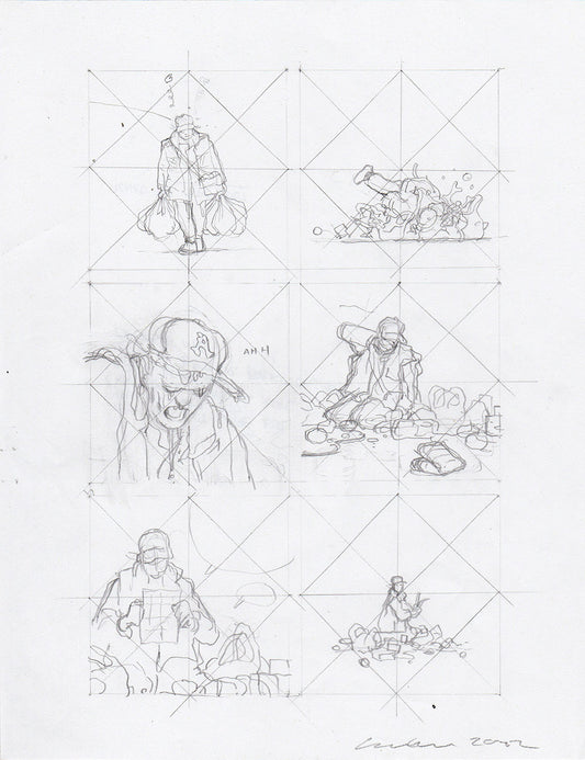 Gray Green Pencils 002