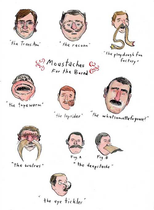 Moustaches For The Bored