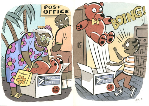 Bear in a box