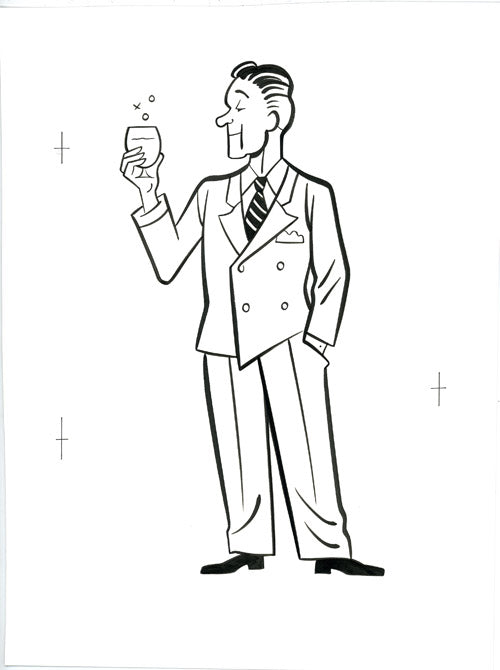 Male Figure - Man With a Drink