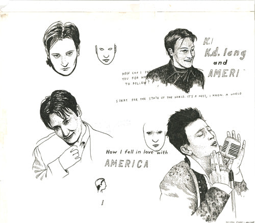 K.D. Lang studies for Interview strip