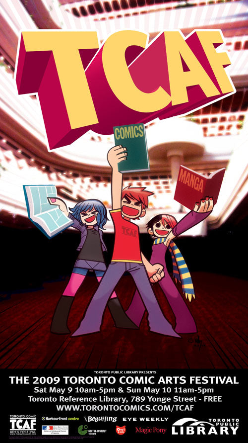 TCAF 2009 Poster (Bryan Lee O'Malley)