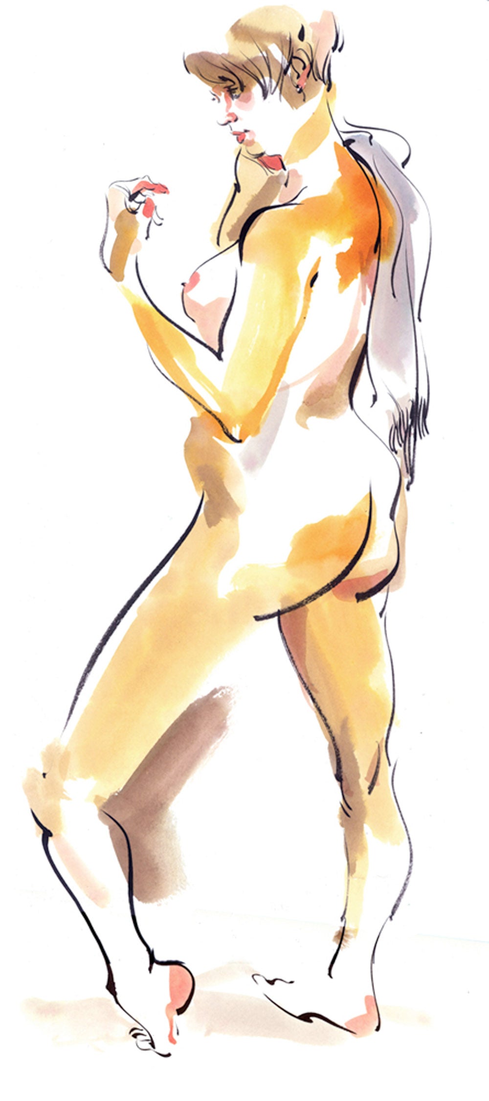 Life drawing - Chantal 2