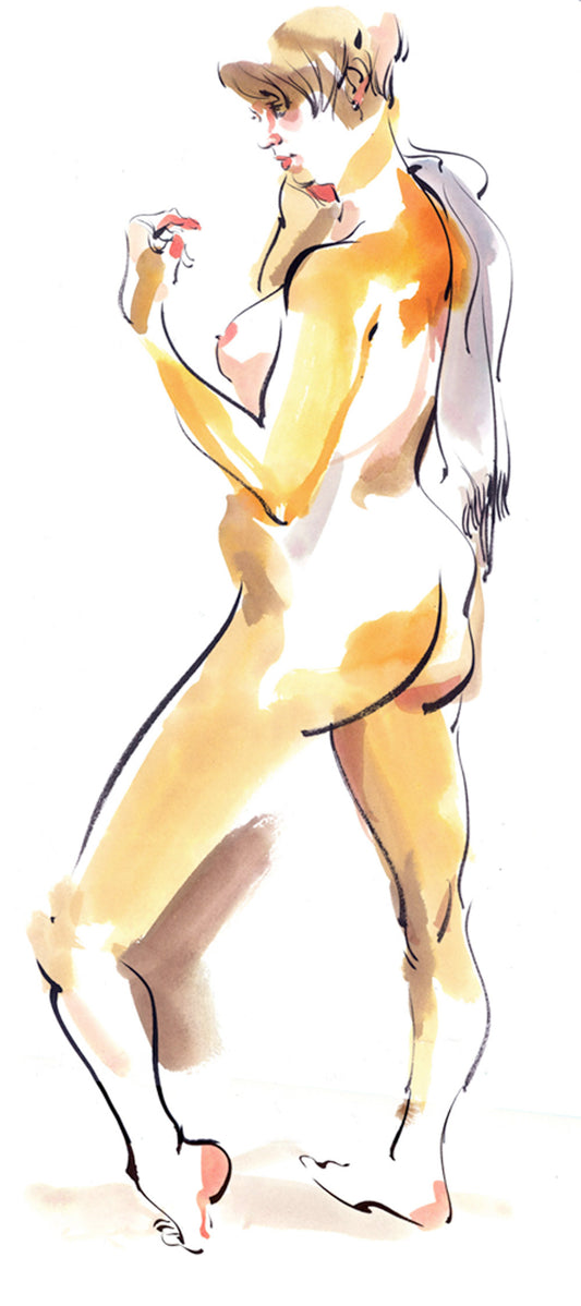 Life drawing - Chantal 2