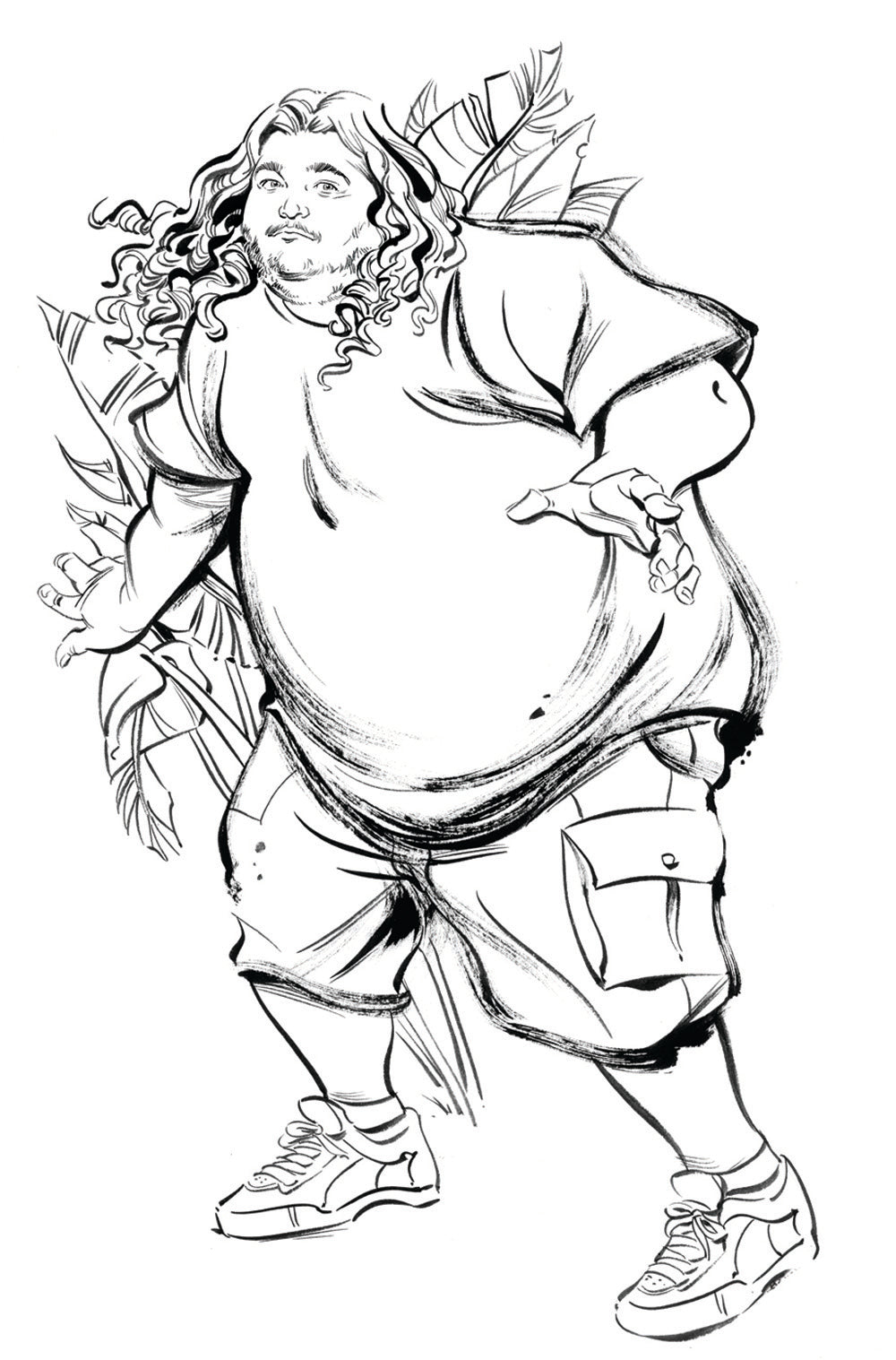 Hurley from "Lost"