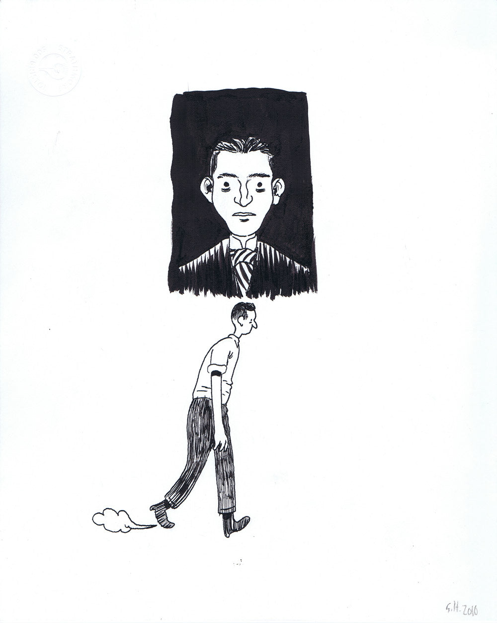 Kafka Metamorphosis Spine Art.