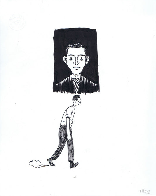 Kafka Metamorphosis Spine Art.