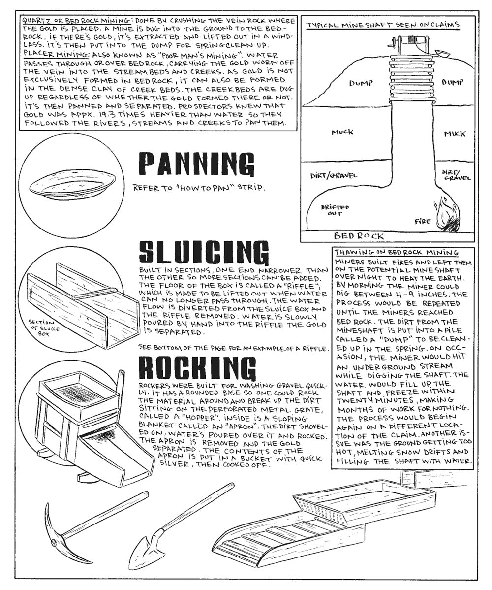 The Klondike page 329 - Panning, sluicing & rocking