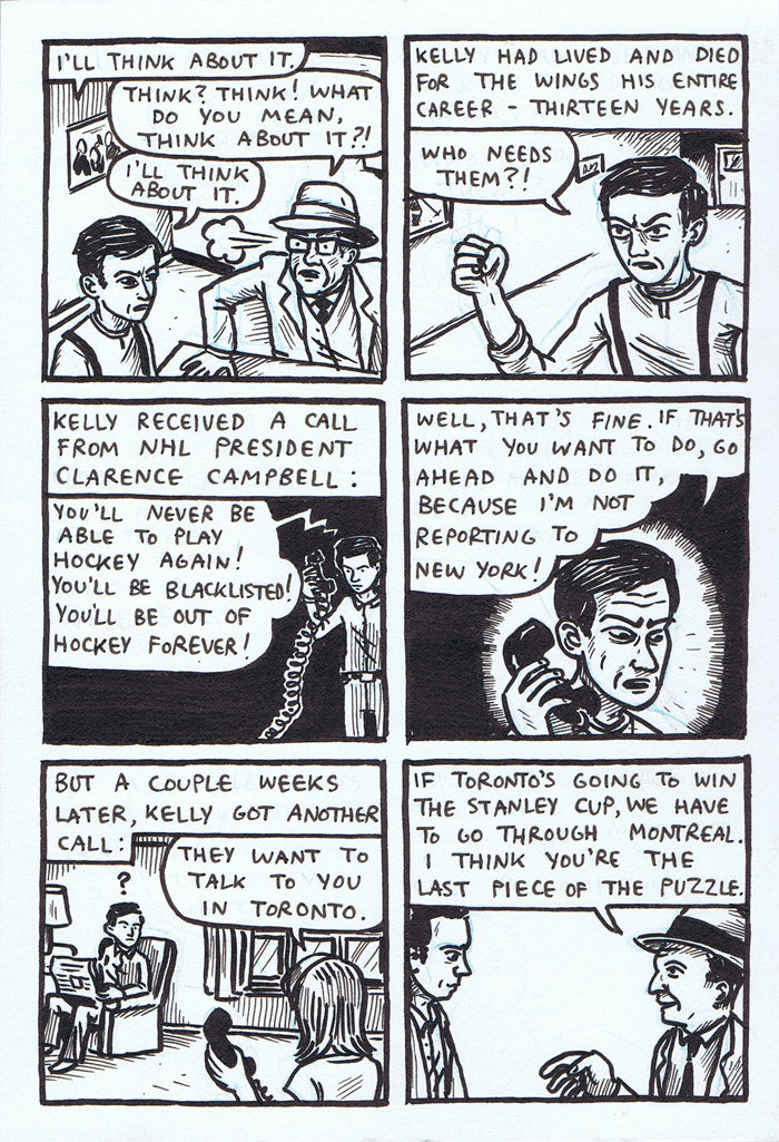 Old Timey Hockey Tales - Jack Adams vs. Red Kelly - page 3
