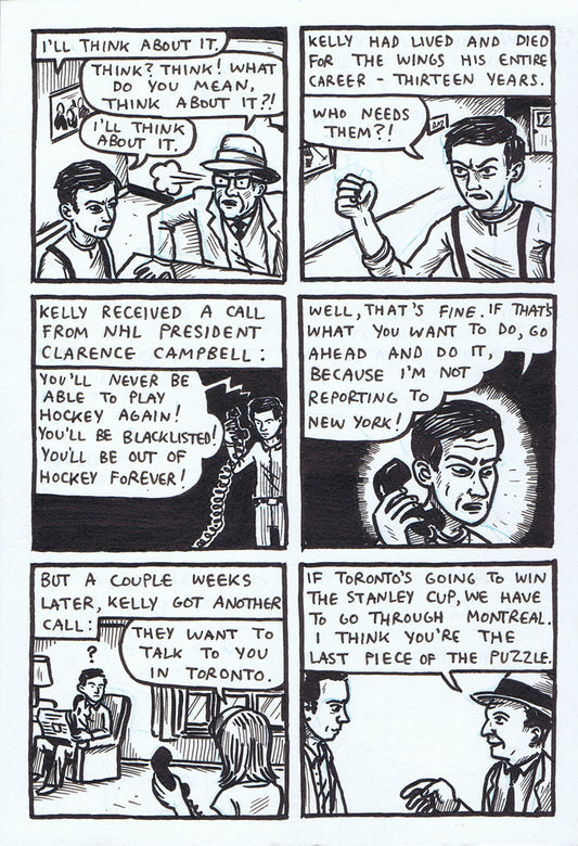Old Timey Hockey Tales - Jack Adams vs. Red Kelly - page 3