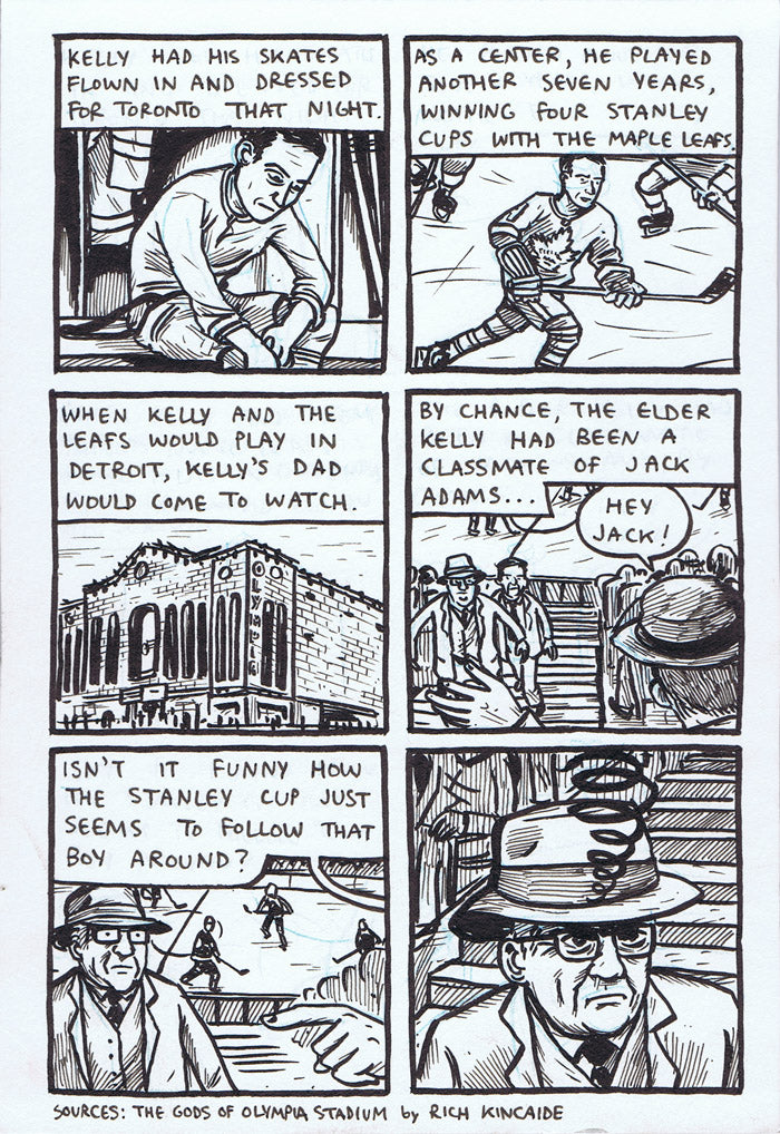 Old Timey Hockey Tales - Jack Adams vs. Red Kelly - page 4
