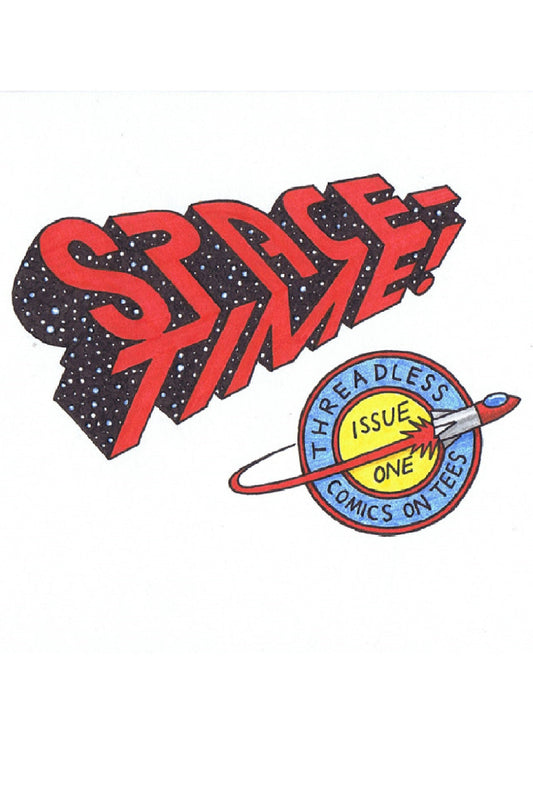 Threadless Comics On Tees - Space-Time! Issue 1 Logo