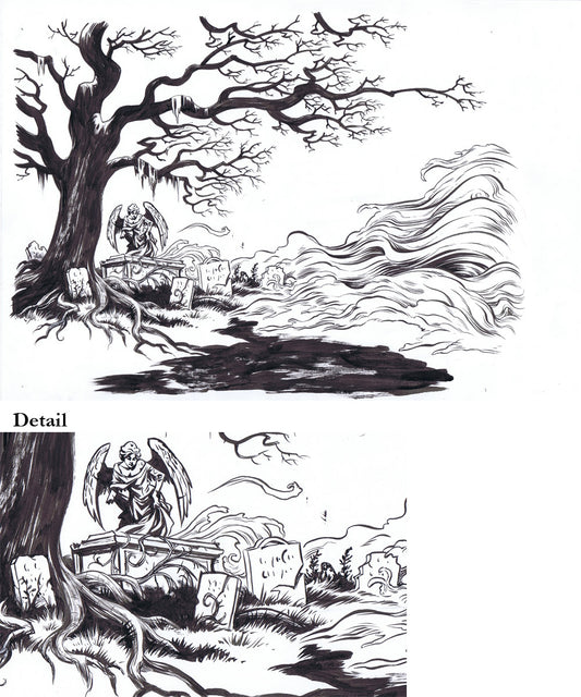 Bram Stoker's Dracula - Cover Linework