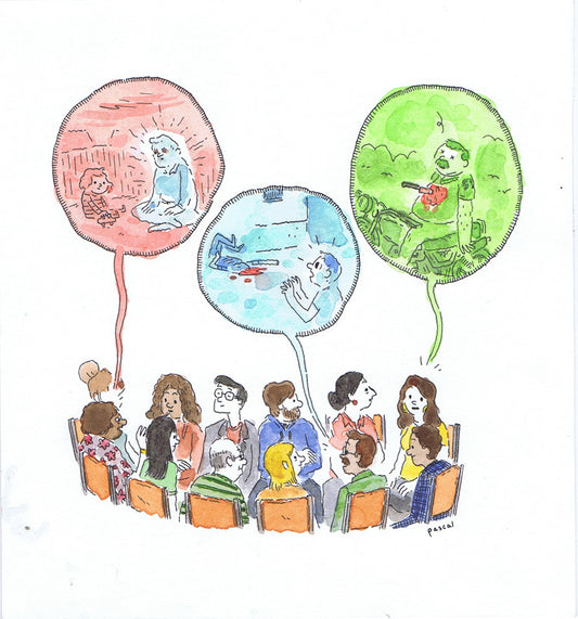 Illustration - Horror Story Group Circle
