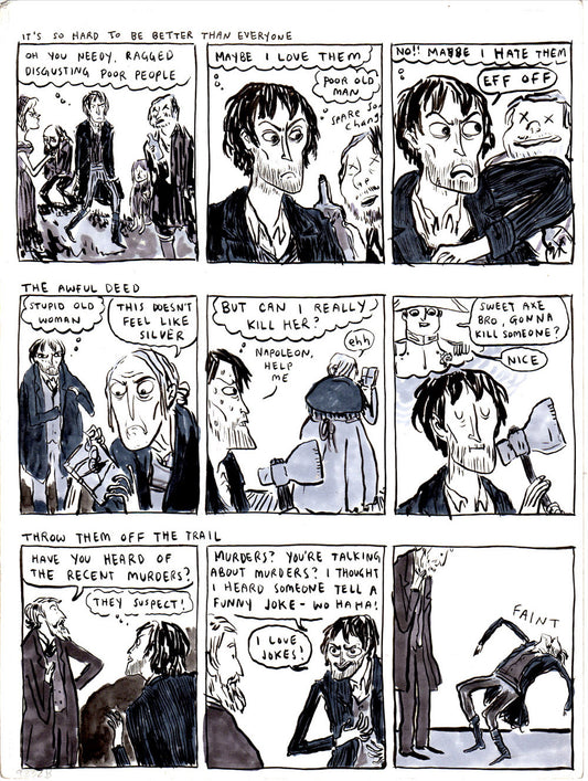 Raskolnikov - 8 Crime and Punishment Strips