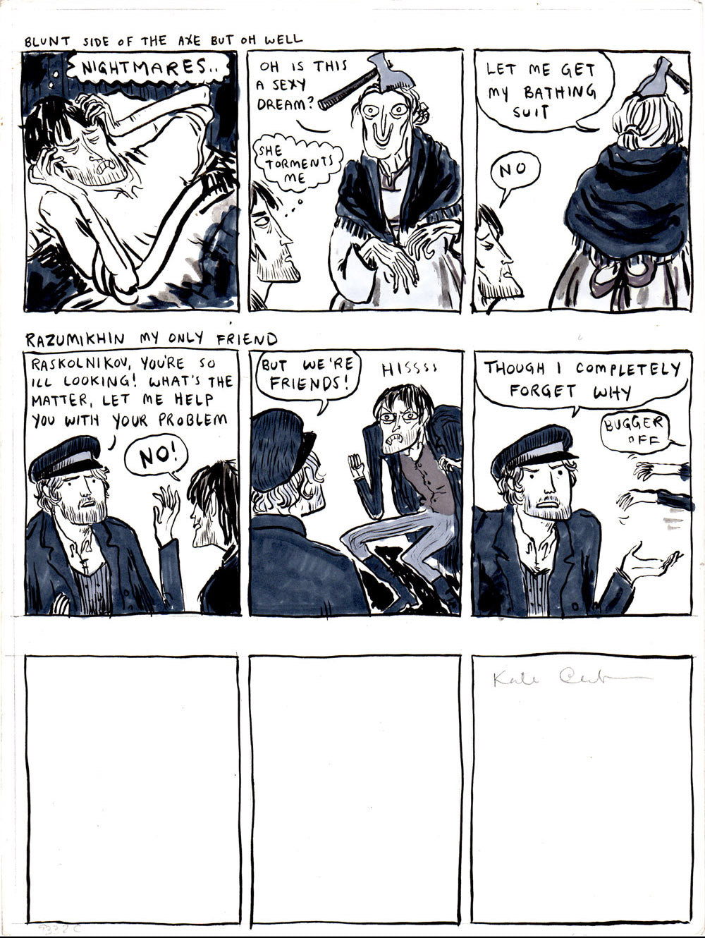 Raskolnikov - 8 Crime and Punishment Strips