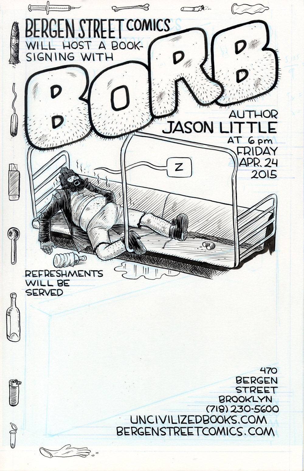 Borb - Bergen Street poster