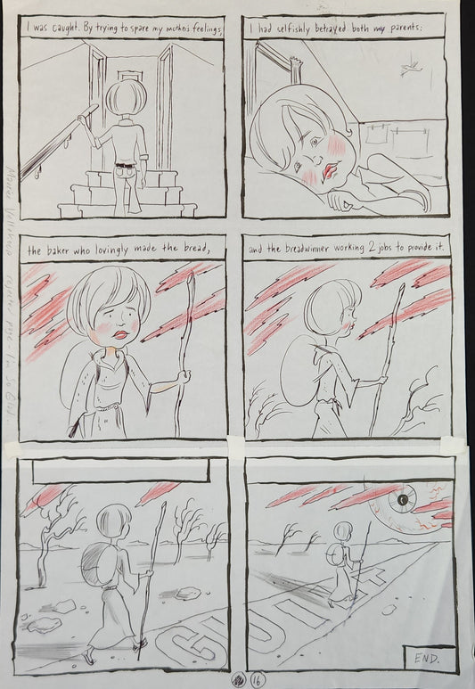 I'm So Glad We Had This Time Togeather - Rejected page (Rough)