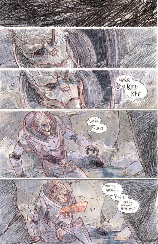 Mass Effect 3 Fan Comic - Set of 3 Pages