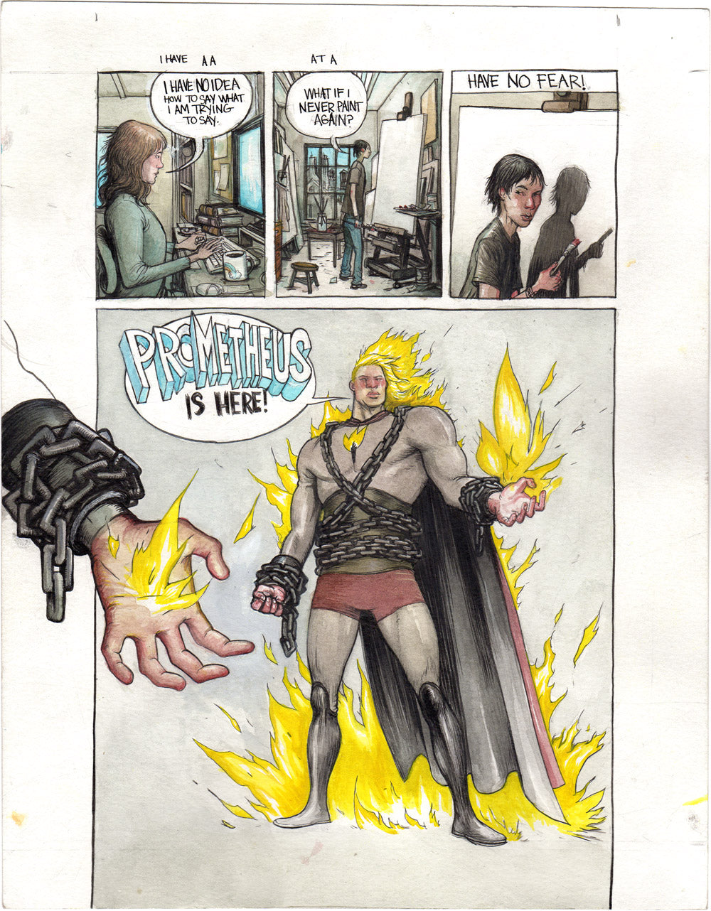 Prometheus - 3 Page Set - w Grant Morrison